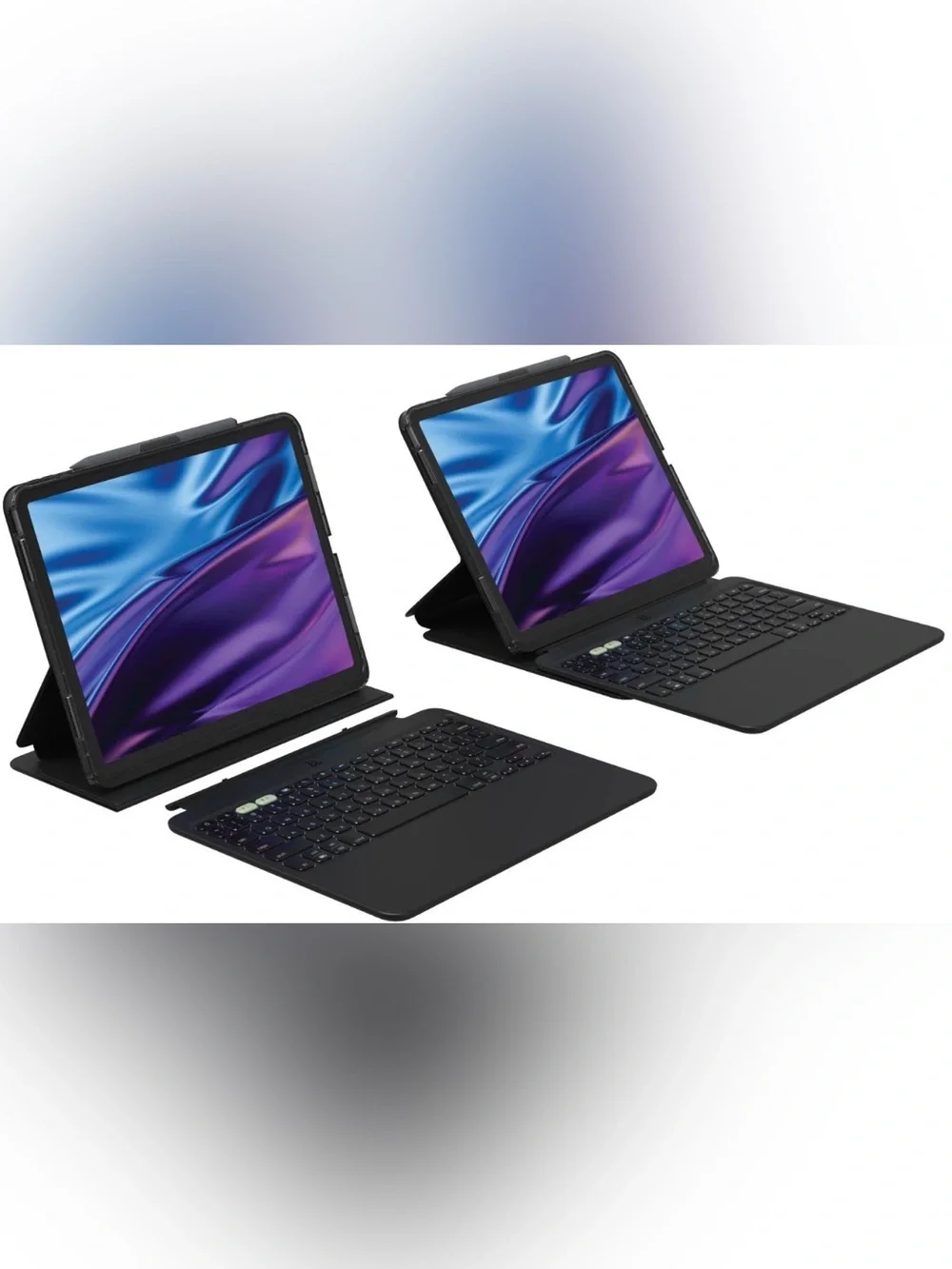 ZAGG Pro Keys 2 Folio Case for iPad Air 13-inch (M3/M2) – Black